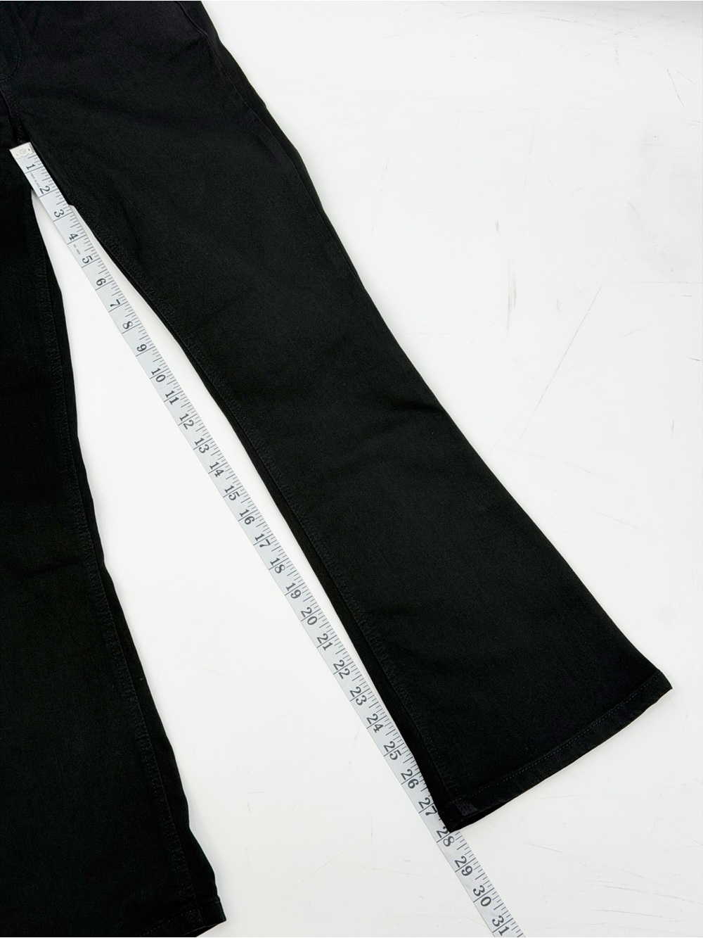 Democracy Ab"solution Kathryn Black Itty Bitty Bootcut Jeans Mid Rise 2P Petite - Picture 12 of 14